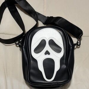 Black and White Scream Ghostface Crossbody Bag